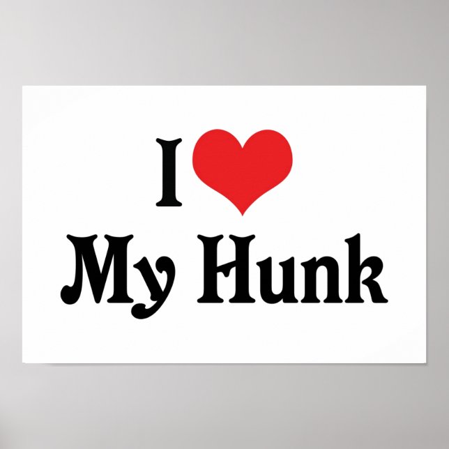 Póster Eu Amo Meu Hunk (Frente)