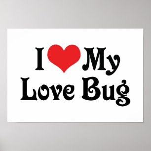 Poster Eu Amo Meu Inseto De Amor