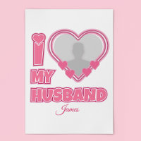 Eu Amo Meu Marido Personalizado – Adicionar Foto e