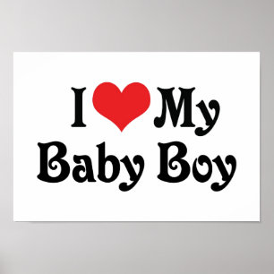 Poster Eu Amo Meu Menino