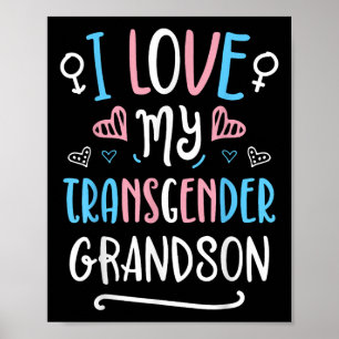 Poster Eu Amo Meu Neto Transgênero Lgbt Orgulho Trans Ban