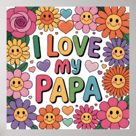 Poster Eu amo meu papai