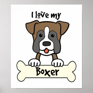 Póster Eu amo meu pugilista