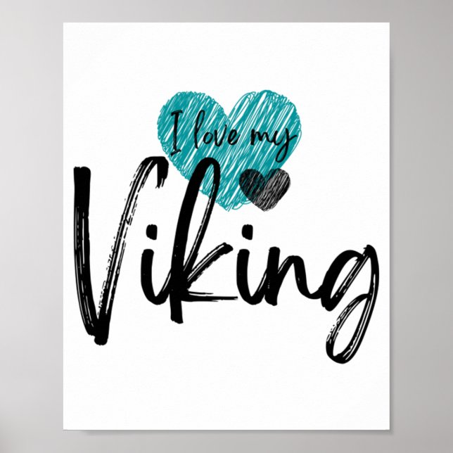 Poster Eu amo meu Viking (Frente)