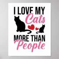 Eu Amo Meus Gatos Mais Do Que O Pessoas Kitten Pos