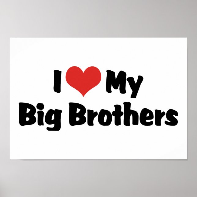 Poster Eu Amo Meus Irmãos Mais Velhos (Frente)