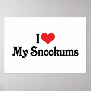 Poster Eu Amo Meus Snookums