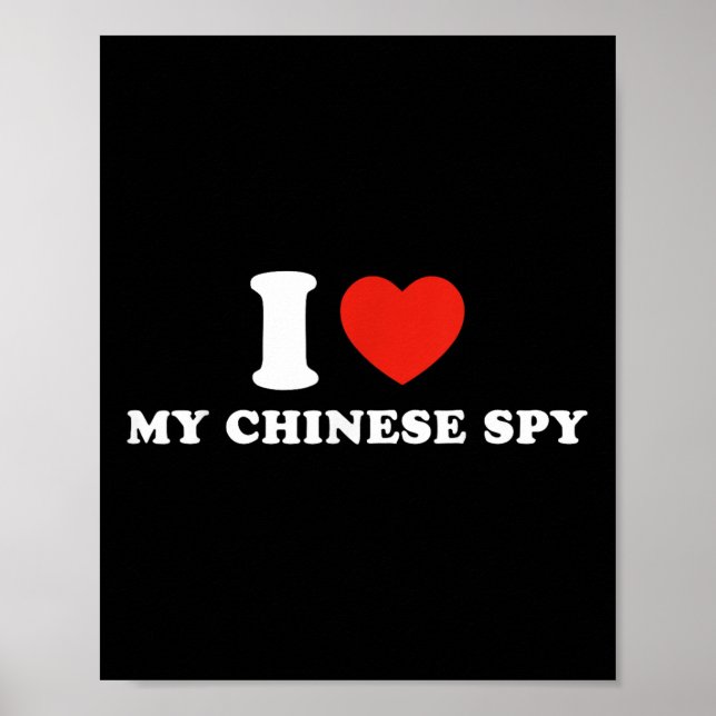 Poster Eu Amo Minha Espiã Chinesa _1 (Frente)