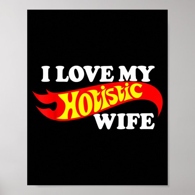 Poster Eu Amo Minha Esposa Holística (Frente)