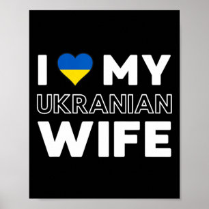 Poster Eu Amo Minha Esposa Ucraniana