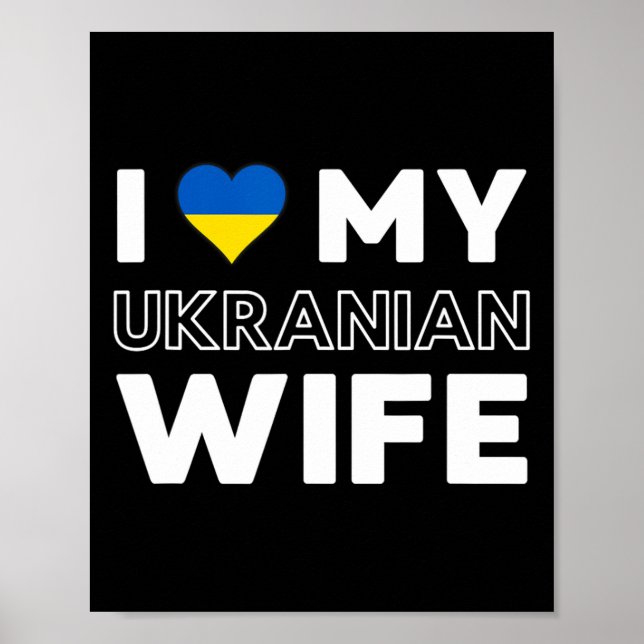 Poster Eu Amo Minha Esposa Ucraniana  (Frente)