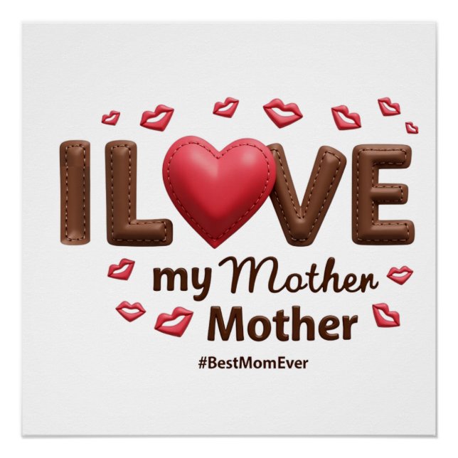 Póster Eu Amo Minha Mãe (Frente)