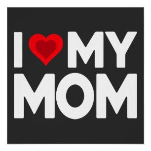 Póster Eu amo minha mãe