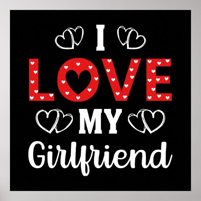 Poster Eu Amo Minha Namorada (Frente)