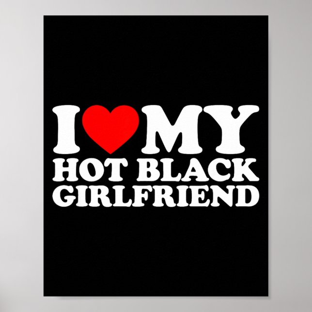 Poster Eu Amo Minha Namorada Negra e Gostosa (Frente)