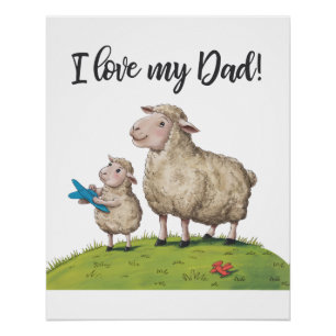 Póster Eu Amo Minha Ovelha Pai
