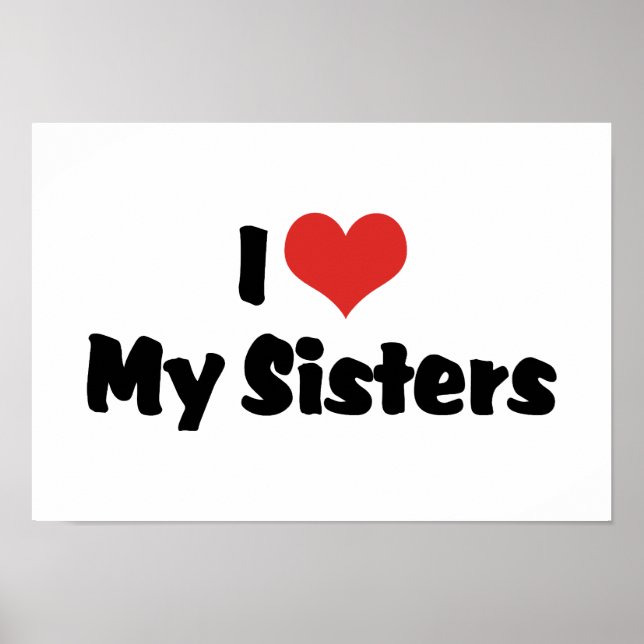 Poster Eu Amo Minhas Irmãs (Frente)