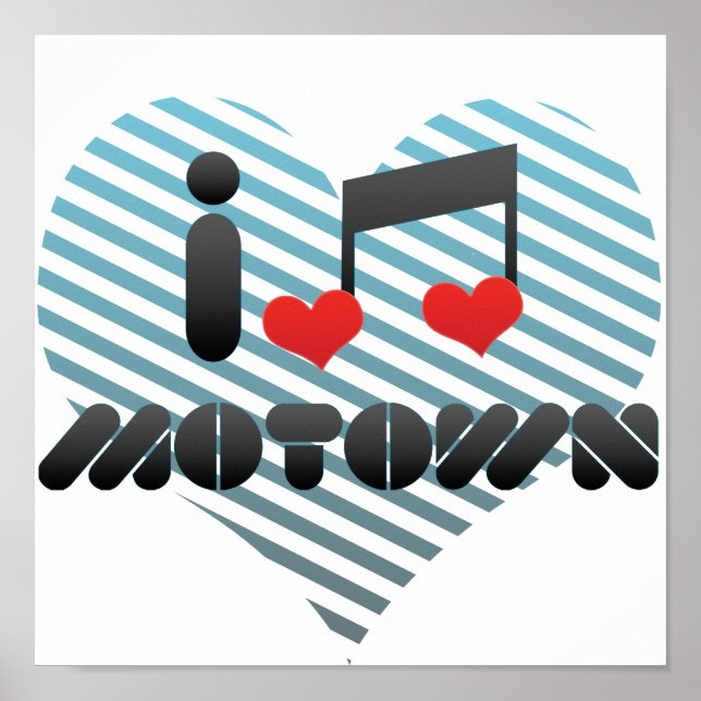 Poster Eu Amo Motown (Frente)