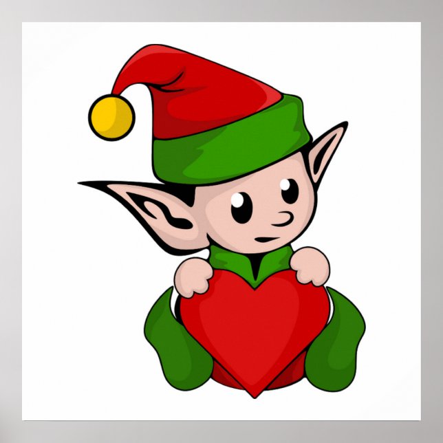 PÓSTER EU AMO NATAL ELF (Frente)