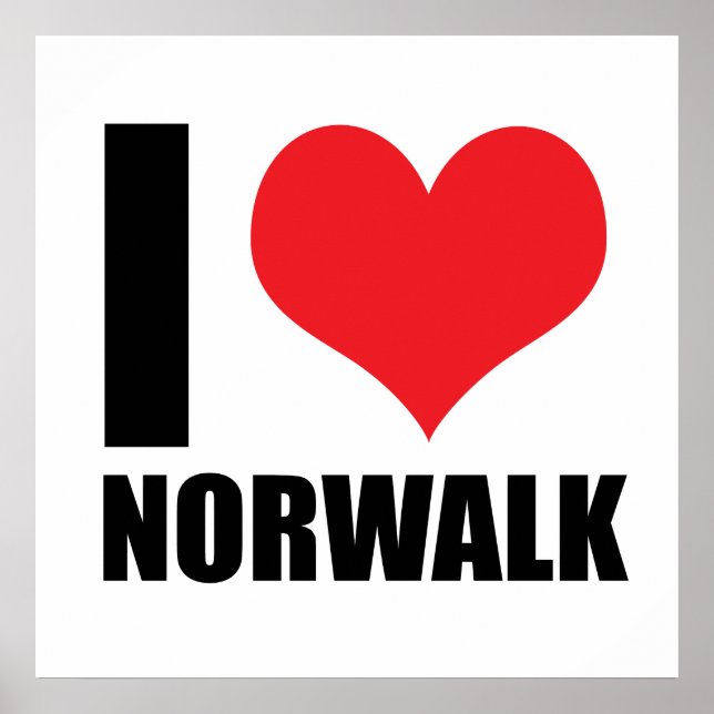 Poster Eu amo Norwalk (Frente)