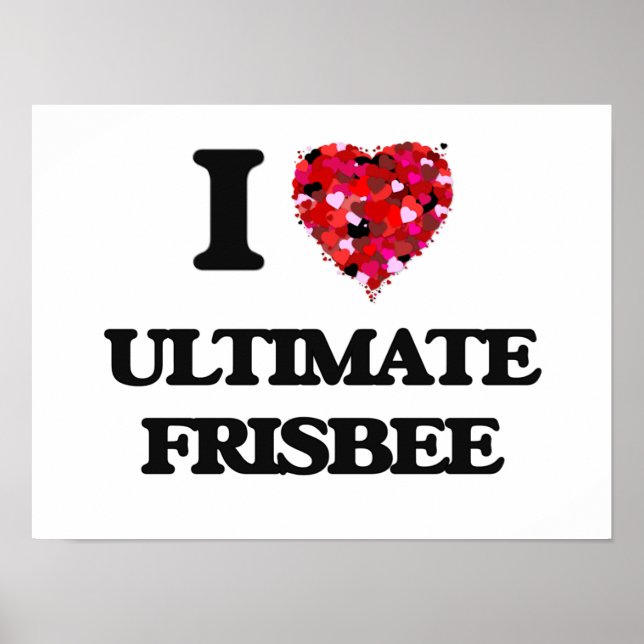 Póster Eu Amo O Frisbee Final (Frente)