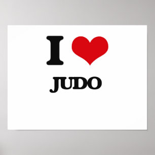 Póster Eu amo o judo