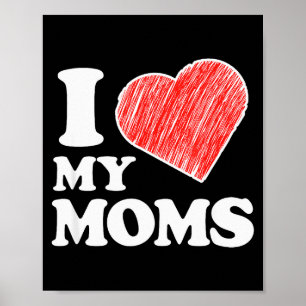 Poster Eu Amo O Orgulho Gay Do Dia Das Mães Das Minhas Mã