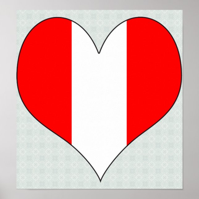Póster Eu Amo o Peru (Frente)