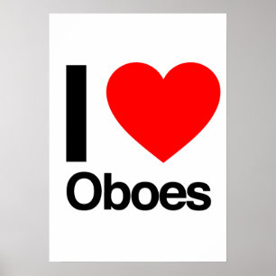Poster eu amo oboes