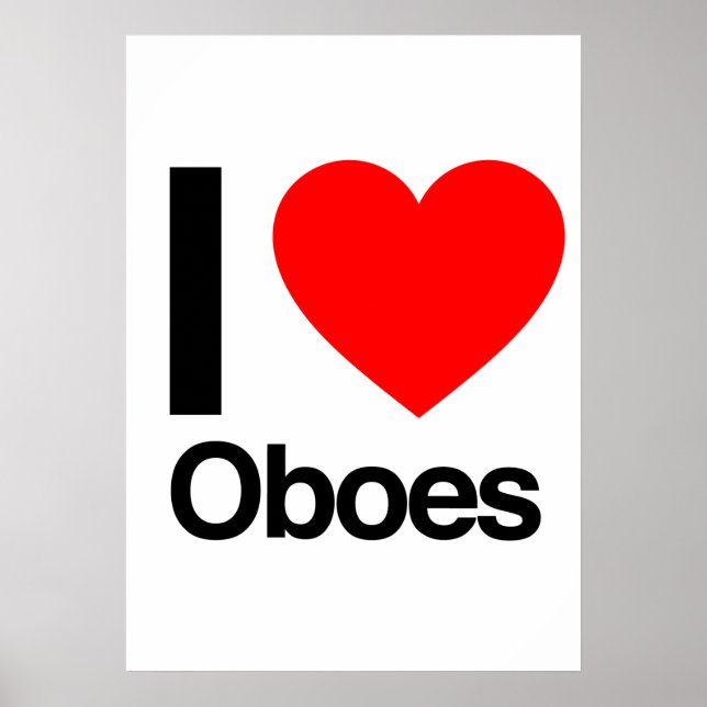 Poster eu amo oboés (Frente)