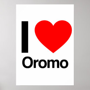 Póster eu amo oromo