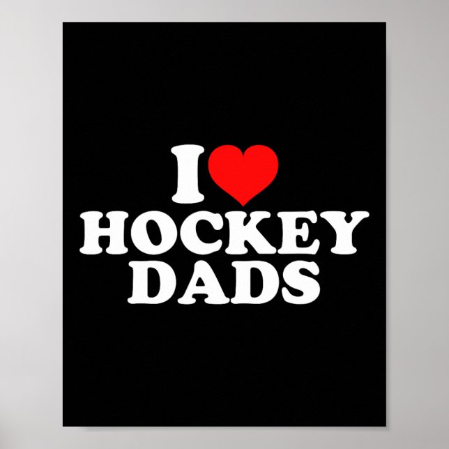 Poster Eu Amo Pais de Hockey  (Frente)