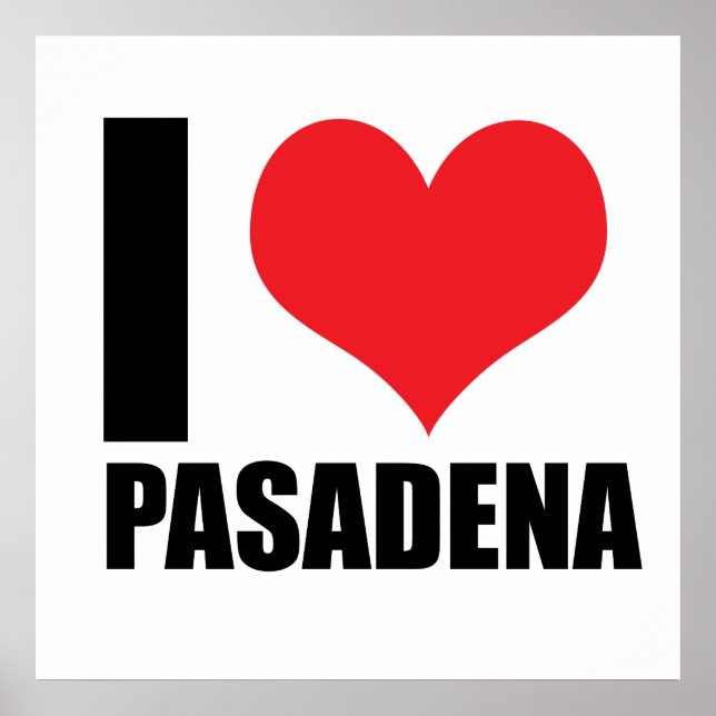 Poster Eu amo Pasadena (Frente)