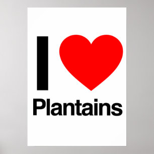 Póster Eu amo plantinos