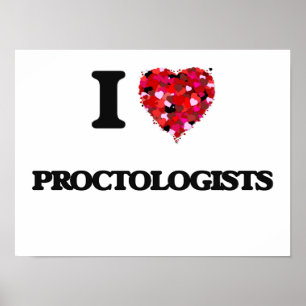 Póster Eu amo Proctologists