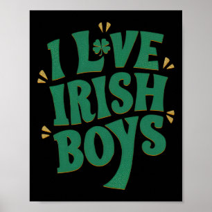 Poster Eu Amo Rapazes Irlandeses Eu Adoro Rapazes Irlande