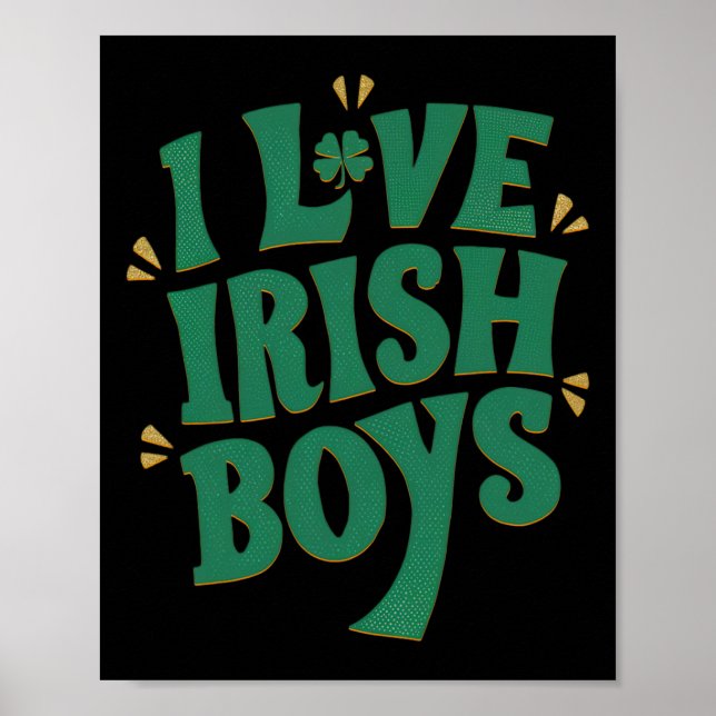 Poster Eu Amo Rapazes Irlandeses Eu Adoro Rapazes Irlande (Frente)