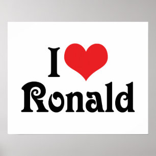Póster Eu Amo Ronald