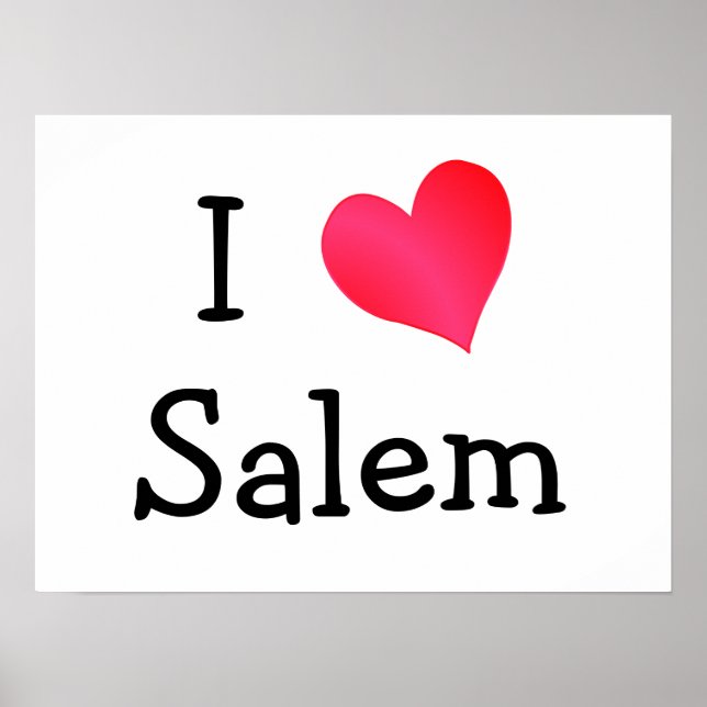 Poster Eu Amo Salem (Frente)