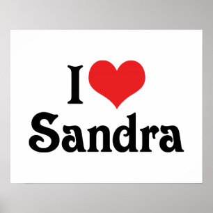 Póster Eu Amo Sandra