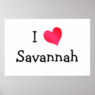 Póster Eu Amo Savannah