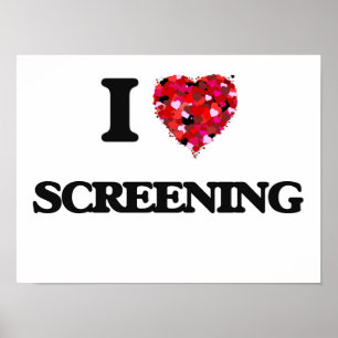 Poster Eu amo selecionar