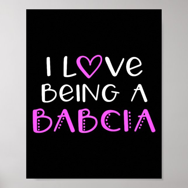 Poster Eu amo ser uma babcia fofa legal  (Frente)