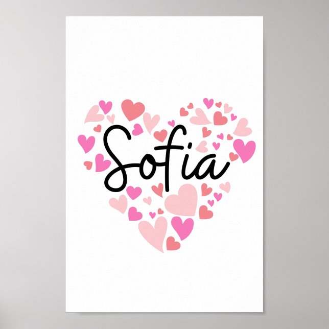 Poster Eu amo Sofia (Frente)