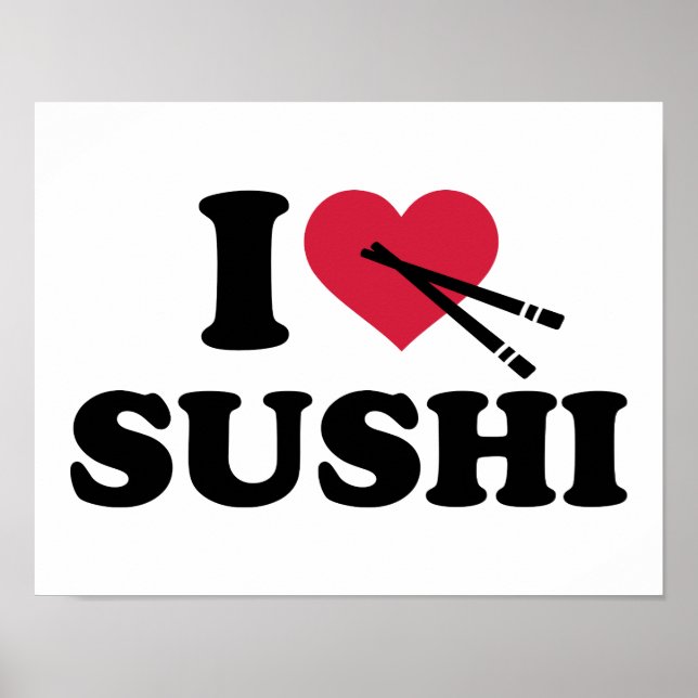 Póster Eu amo Sushi (Frente)