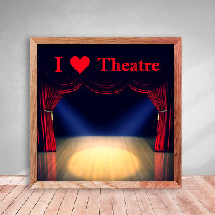 Póster Eu Amo Teatro