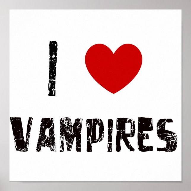 Póster Eu amo vampiros (Frente)