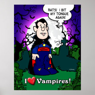 Póster Eu Amo Vampiros