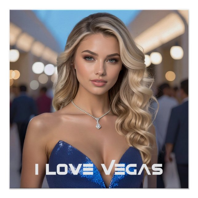 PÓSTER EU AMO VEGAS (Frente)