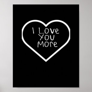 Poster Eu Amo Você Mais Design Artístico